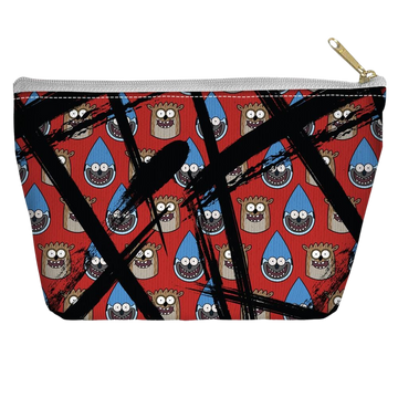 Regular Show - Head Crossout Tapered Bottom tapered bottom pouch