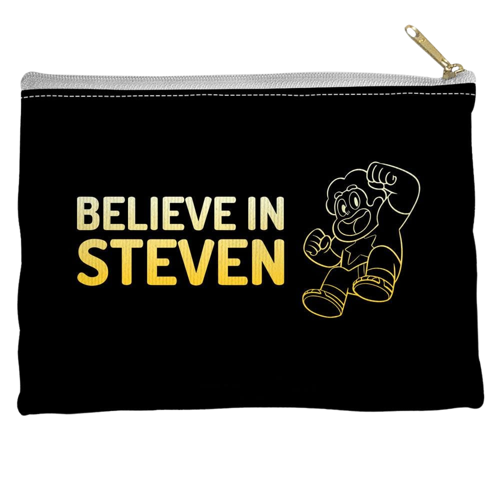 Steven Universe - Believe In Steven Straight Bottom Pouch Straight Bottom Accessory Pouches Steven Universe