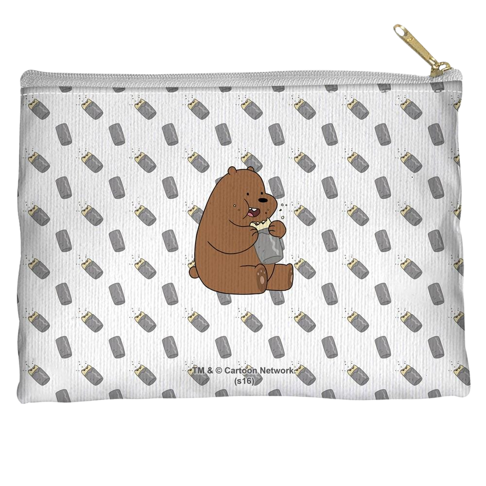 We Bare Bears Burrito - Straight Bottom Accessory Pouch Straight Bottom Accessory Pouches We Bare Bears