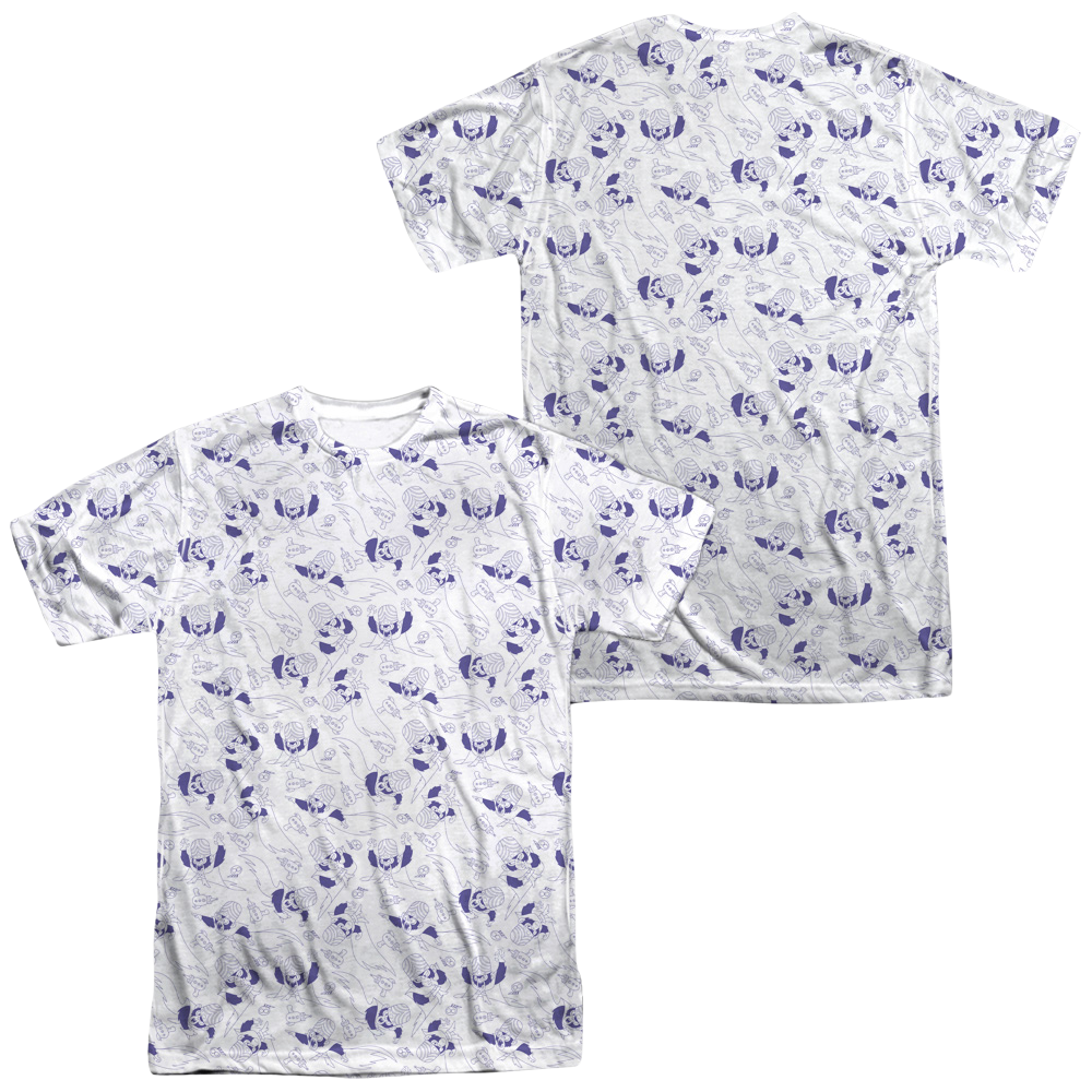 Powerpuff Girls Mojo Jojo Pattern Men's All-Over Print T-Shirt Men's All-Over Print T-Shirt Powerpuff Girls