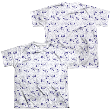 Powerpuff Girls Mojo Jojo Pattern youth all-over print t-shirt for ages 8 to 12