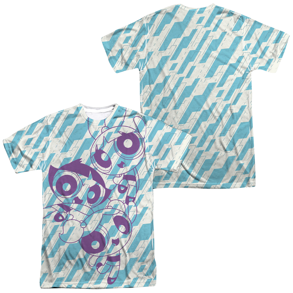 Powerpuff Girls Purple Pattern Men's All-Over Print T-Shirt Men's All-Over Print T-Shirt Powerpuff Girls