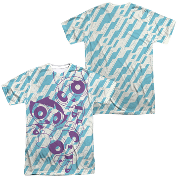 Powerpuff Girls Purple Pattern men's all-over print t-shirt