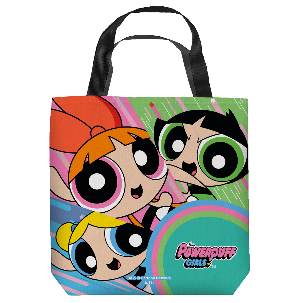 Powerpuff Girls Say Hi - Tote Bag Tote Bags Powerpuff Girls