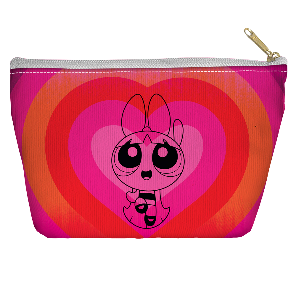 Powerpuff Girls Blossom Heart - Straight Bottom Accessory Pouch T Bottom Accessory Pouches Powerpuff Girls