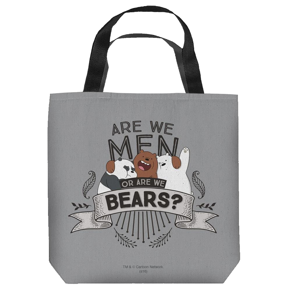 We Bare Bears Grizz Pan Pan Ice Bear - Tote Bag Tote Bags We Bare Bears