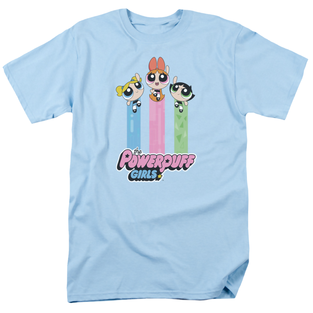 Powerpuff Girls The Girls Fly - Men's Regular Fit T-Shirt Men's Regular Fit T-Shirt Powerpuff Girls