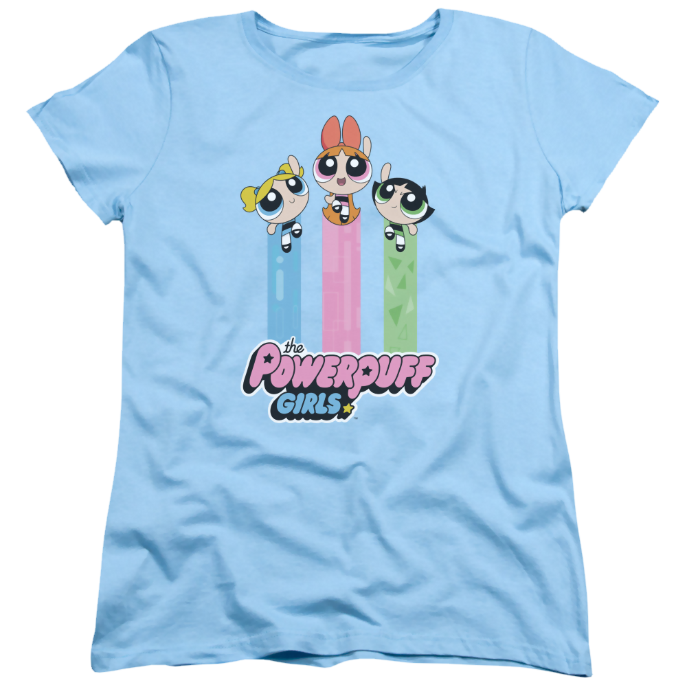 Powerpuff Girls The Girls Fly Women's T-Shirt Women's T-Shirt Powerpuff Girls