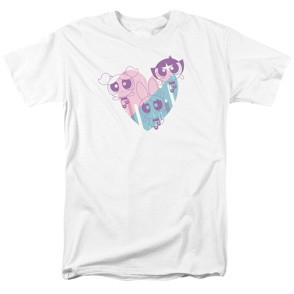 Powerpuff Girls Powerpuff Heart Men's Regular Fit T-Shirt Men's Regular Fit T-Shirt Powerpuff Girls
