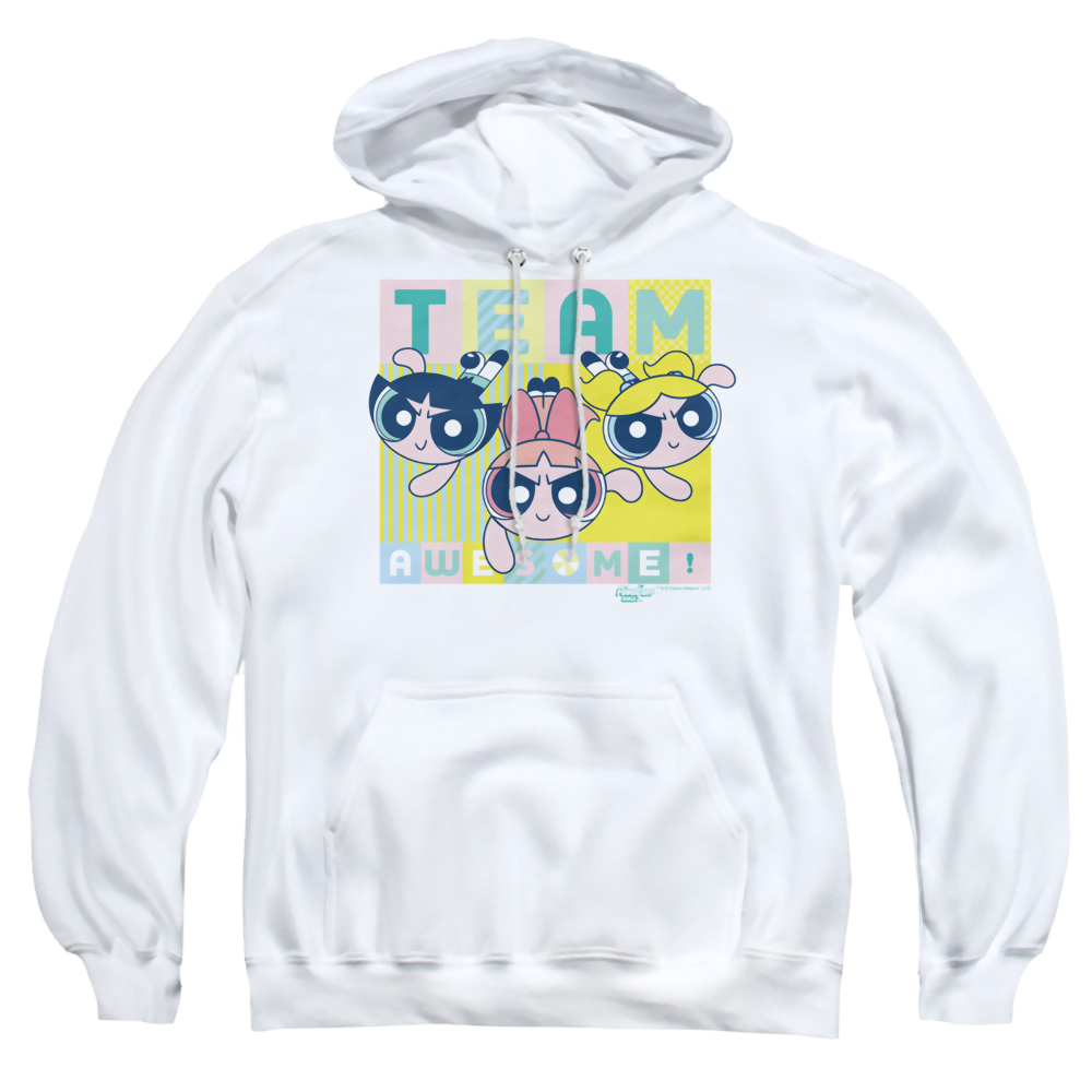Powerpuff Girls Awesome Block Pullover Hoodie Pullover Hoodie Powerpuff Girls