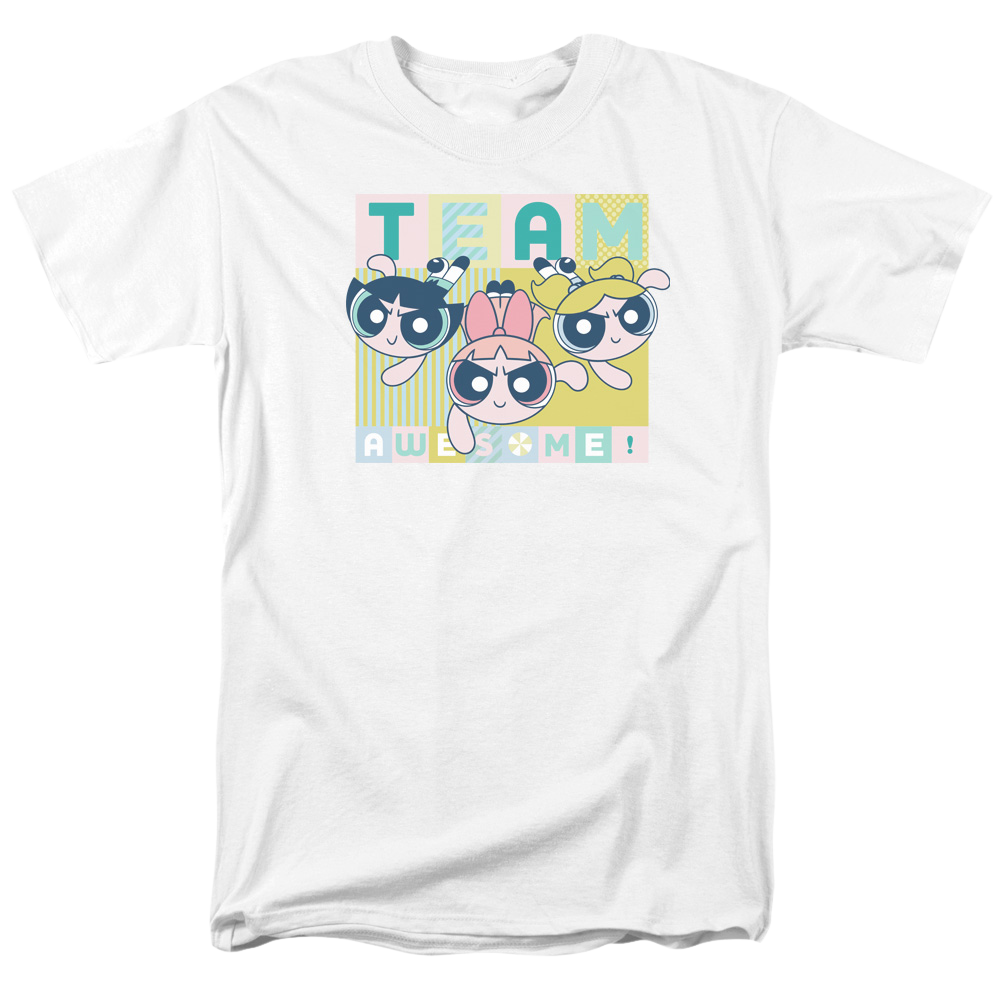Powerpuff Girls Awesome Block Men's Regular Fit T-Shirt Men's Regular Fit T-Shirt Powerpuff Girls
