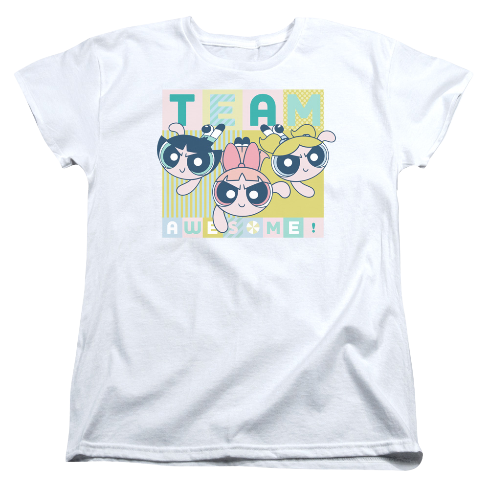 Powerpuff Girls Awesome Block Women's T-Shirt Women's T-Shirt Powerpuff Girls