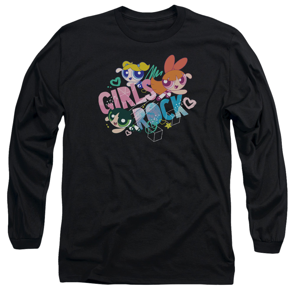 Powerpuff Girls Girls Rock Men's Long Sleeve T-Shirt Men's Long Sleeve T-Shirt Powerpuff Girls