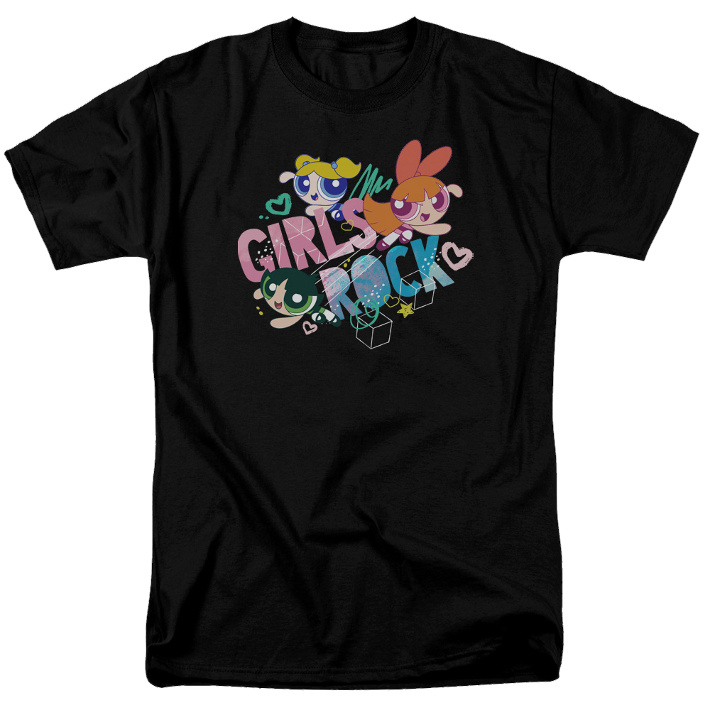 Powerpuff Girls Girls Rock Men's Regular Fit T-Shirt Men's Regular Fit T-Shirt Powerpuff Girls
