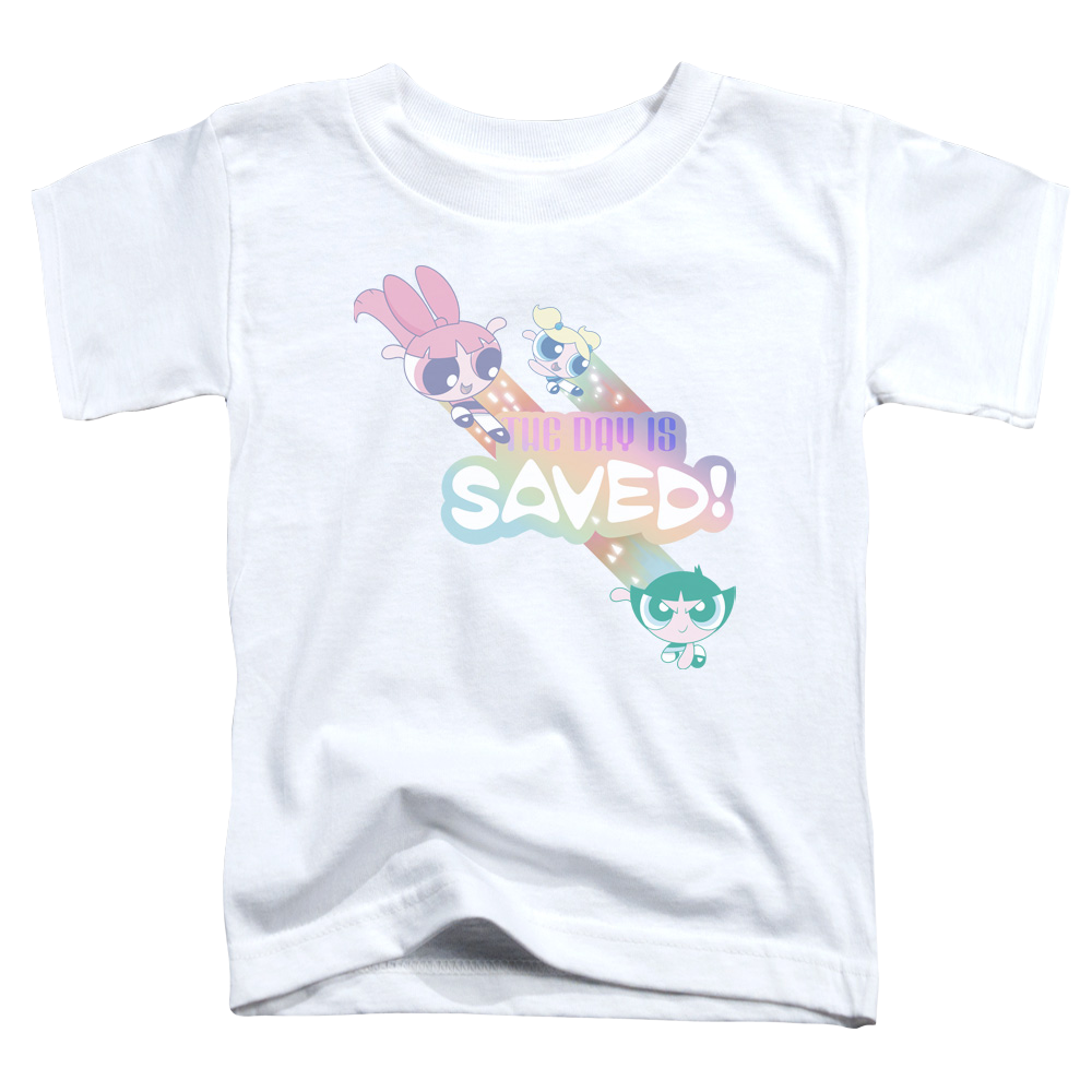 Powerpuff Girls The Day Is Saved - Kid's T-Shirt Kid's T-Shirt (Ages 4-7) Powerpuff Girls