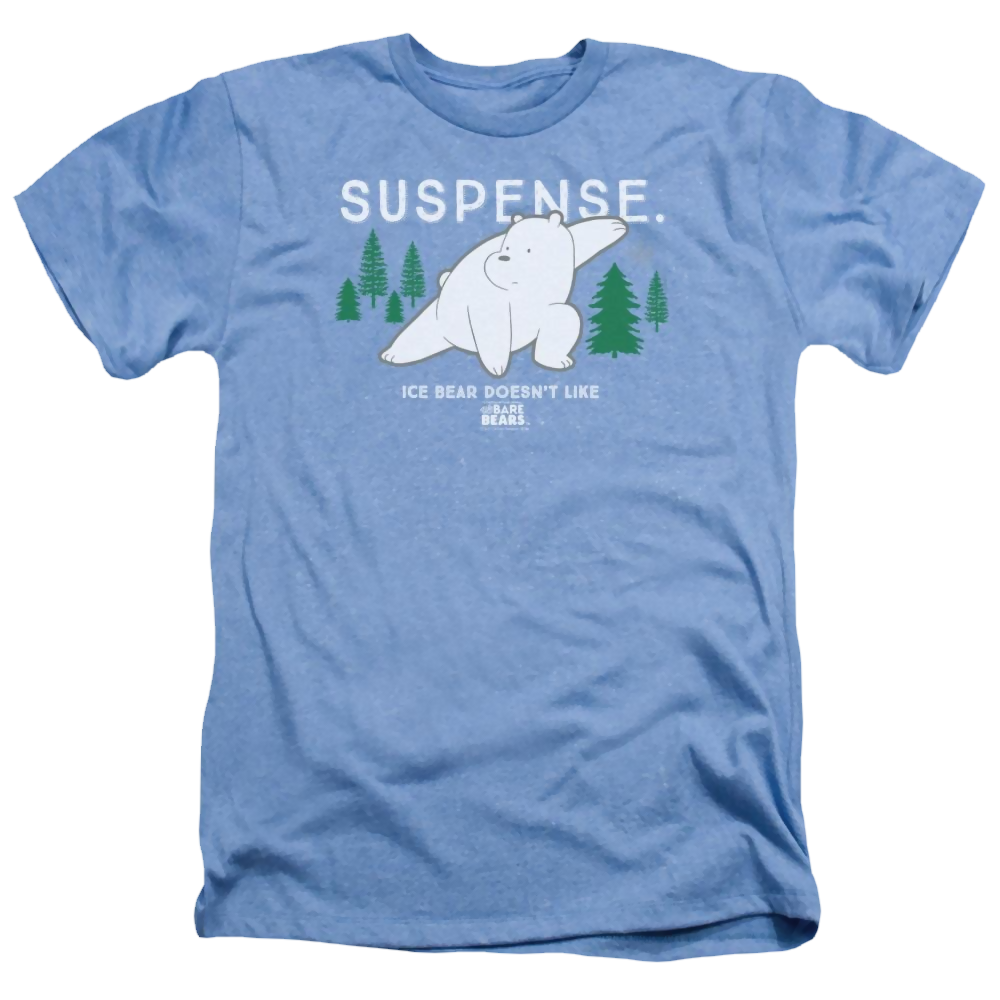 We Bare Bears Suspense Men's Heather T-Shirt Men's Heather T-Shirt We Bare Bears