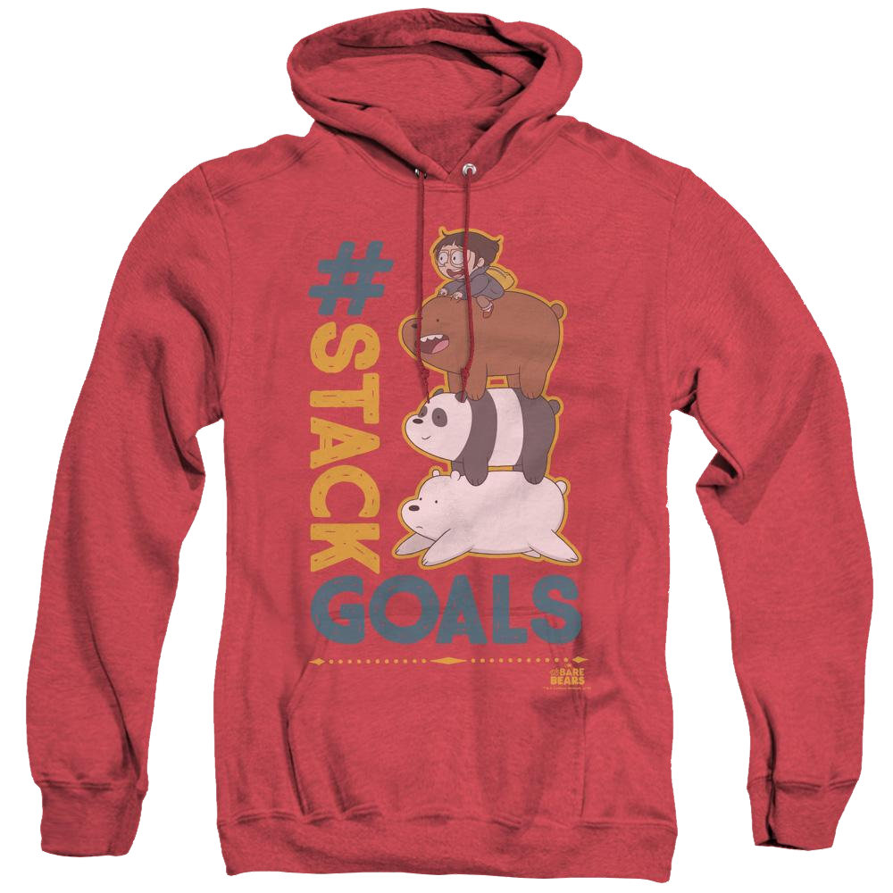 We Bare Bears Stack Goals - Heather Pullover Hoodie Heather Pullover Hoodie We Bare Bears