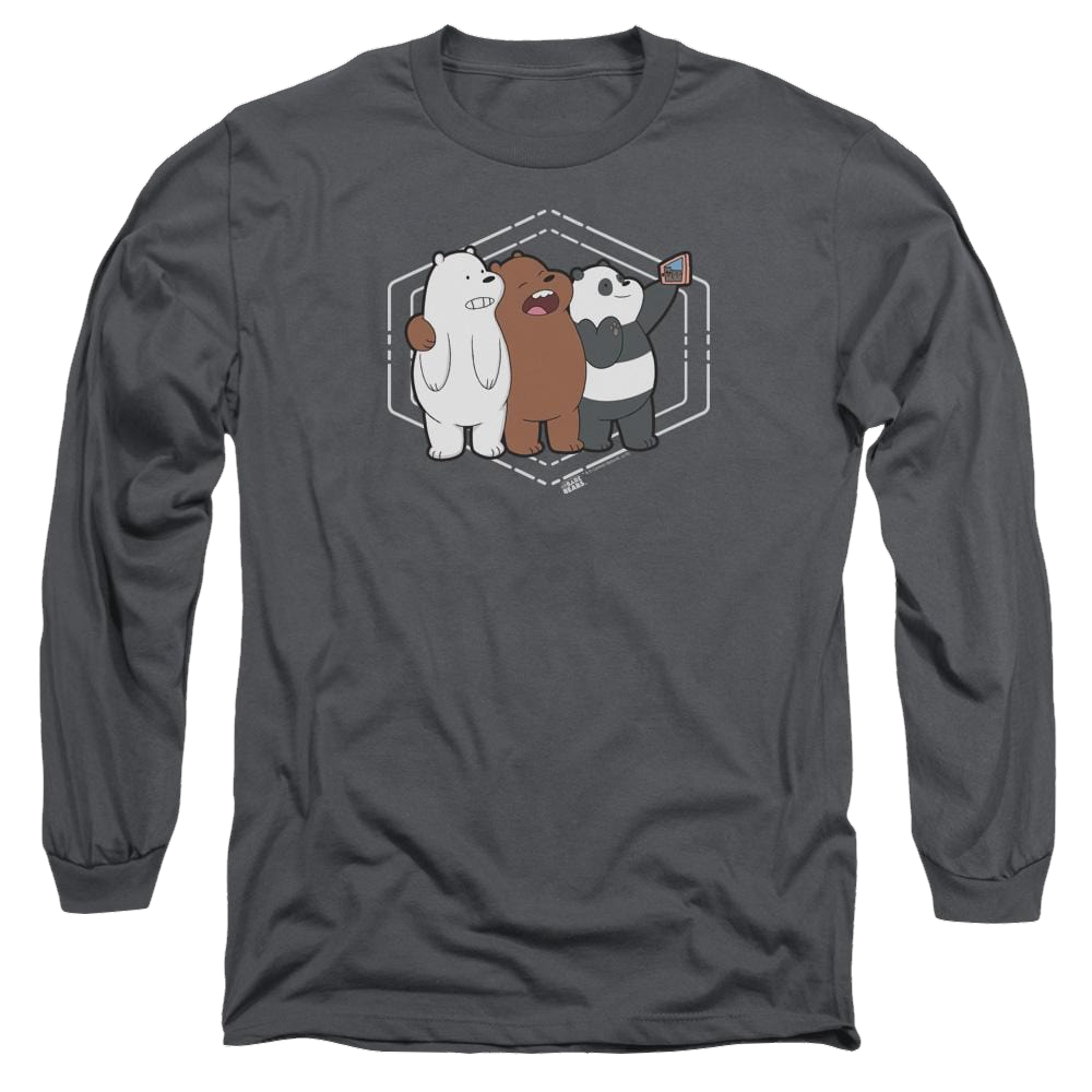 We Bare Bears Selfie Men's Long Sleeve T-Shirt Men's Long Sleeve T-Shirt We Bare Bears