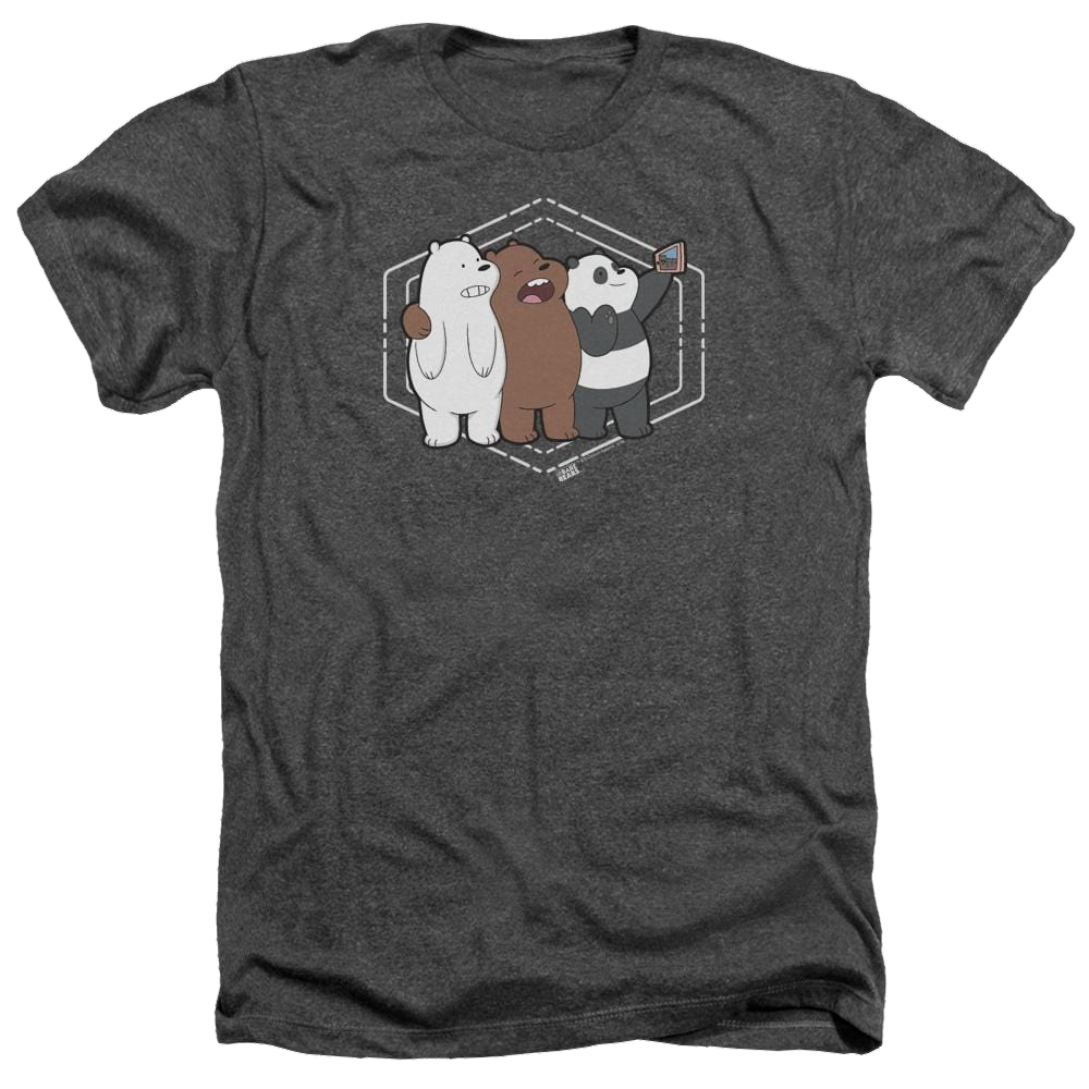 We Bare Bears Selfie Men's Heather T-Shirt Men's Heather T-Shirt We Bare Bears