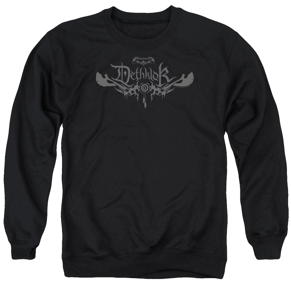 Metalocalypse Dethklok Logo - Men's Crewneck Sweatshirt Men's Crewneck Sweatshirt Metalocalypse
