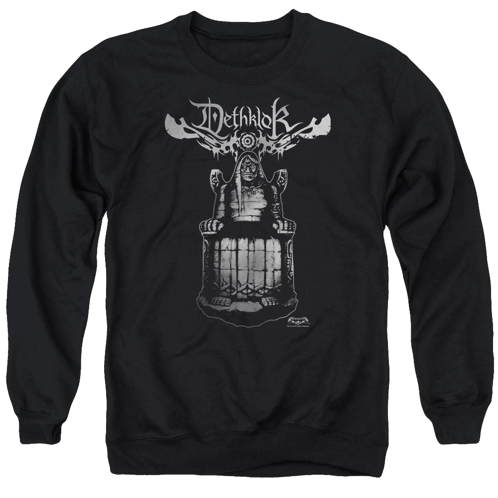 Metalocalypse Statue - Men's Crewneck Sweatshirt Men's Crewneck Sweatshirt Metalocalypse