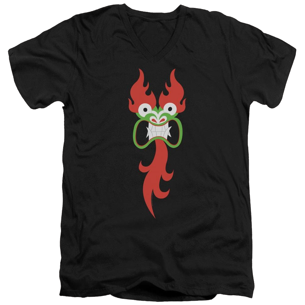 Samurai Jack Aku Face - Men's V-Neck T-Shirt Men's V-Neck T-Shirt Samurai Jack