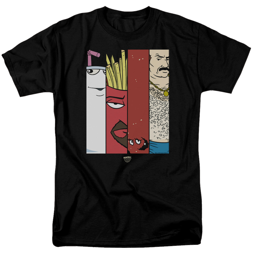 Aqua Teen Hunger Force Group Tiles - Men's Regular Fit T-Shirt Men's Regular Fit T-Shirt Aqua Teen Hunger Force