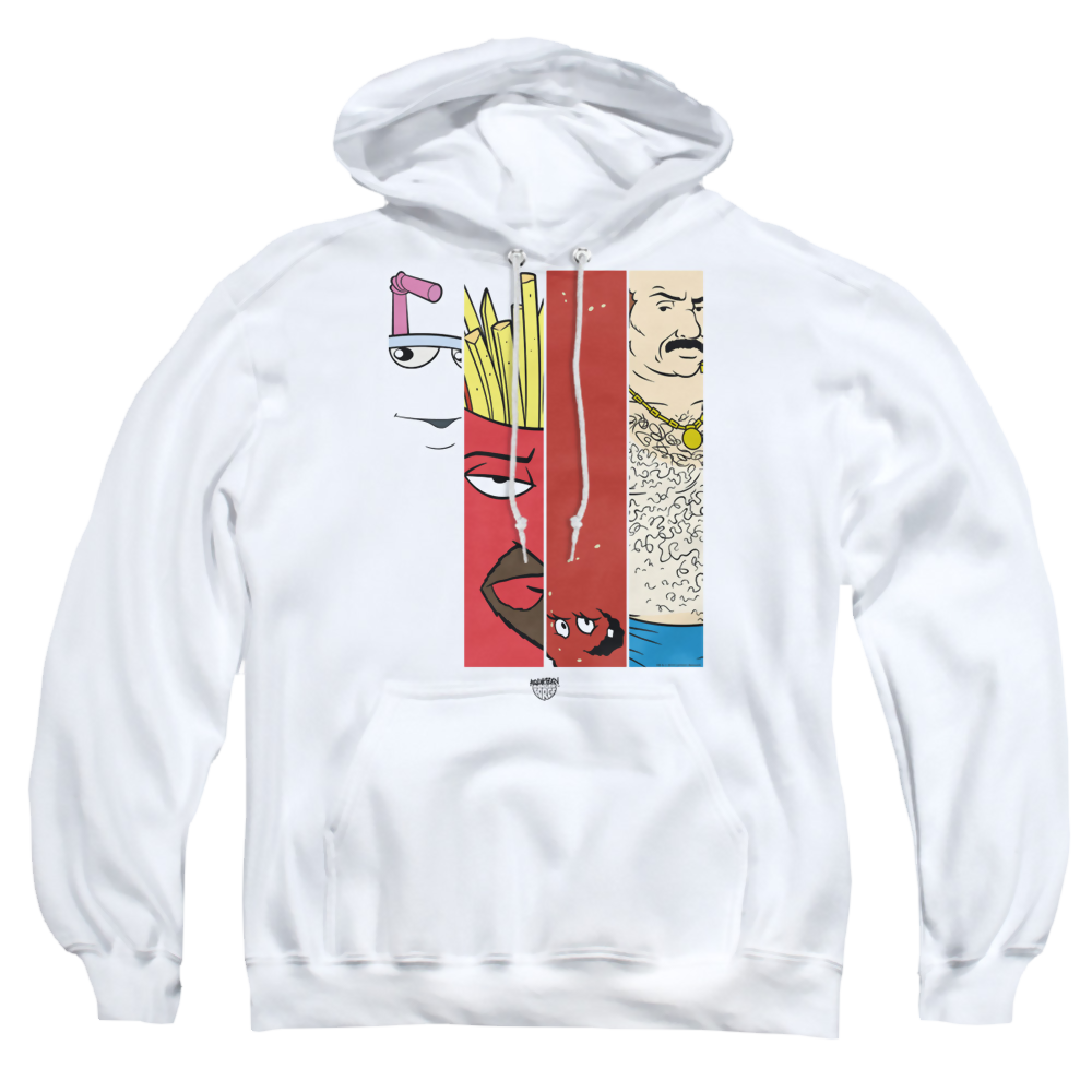 Aqua Teen Hunger Force Group Tiles - Pullover Hoodie Pullover Hoodie Aqua Teen Hunger Force