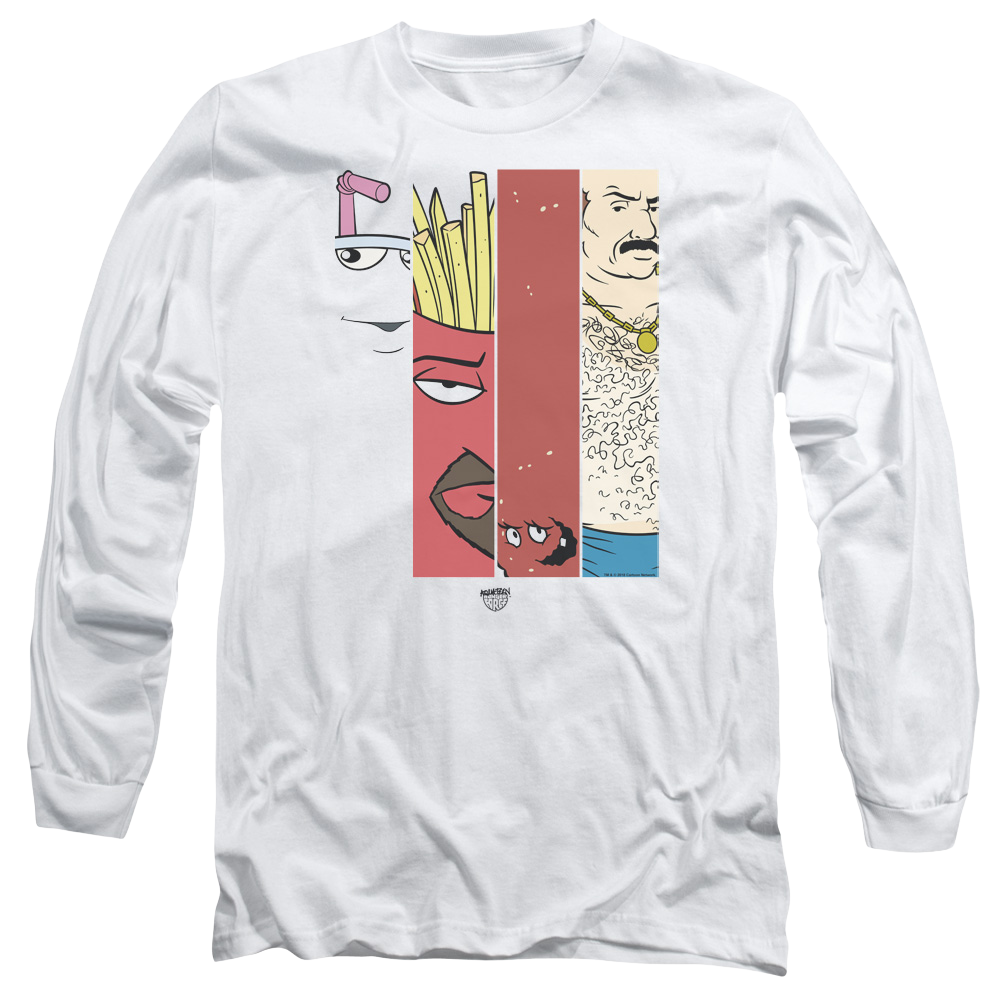 Aqua Teen Hunger Force Group Tiles - Men's Long Sleeve T-Shirt Men's Long Sleeve T-Shirt Aqua Teen Hunger Force