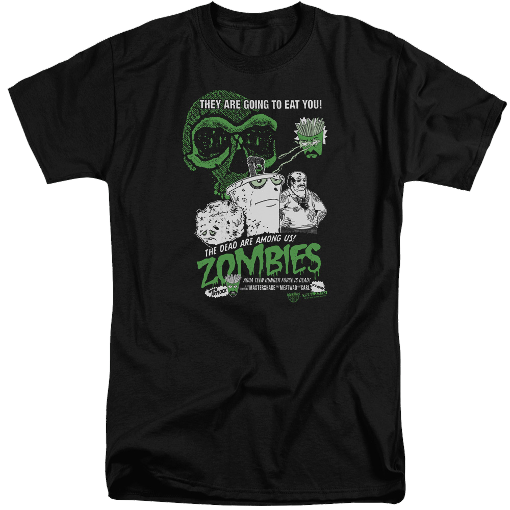 Aqua Teen Hunger Force Zombies - Men's Tall Fit T-Shirt Men's Tall Fit T-Shirt Aqua Teen Hunger Force