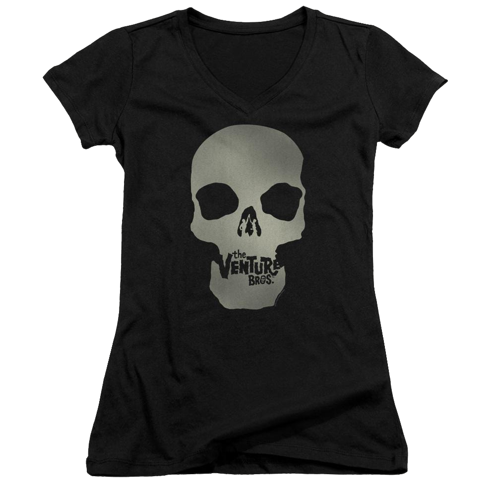 The Venture Bros Skull Logo - Juniors V-Neck T-Shirt Juniors V-Neck T-Shirt The Venture Bros