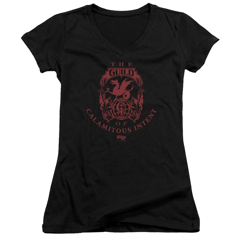 The Venture Bros Build - Juniors V-Neck T-Shirt Juniors V-Neck T-Shirt The Venture Bros
