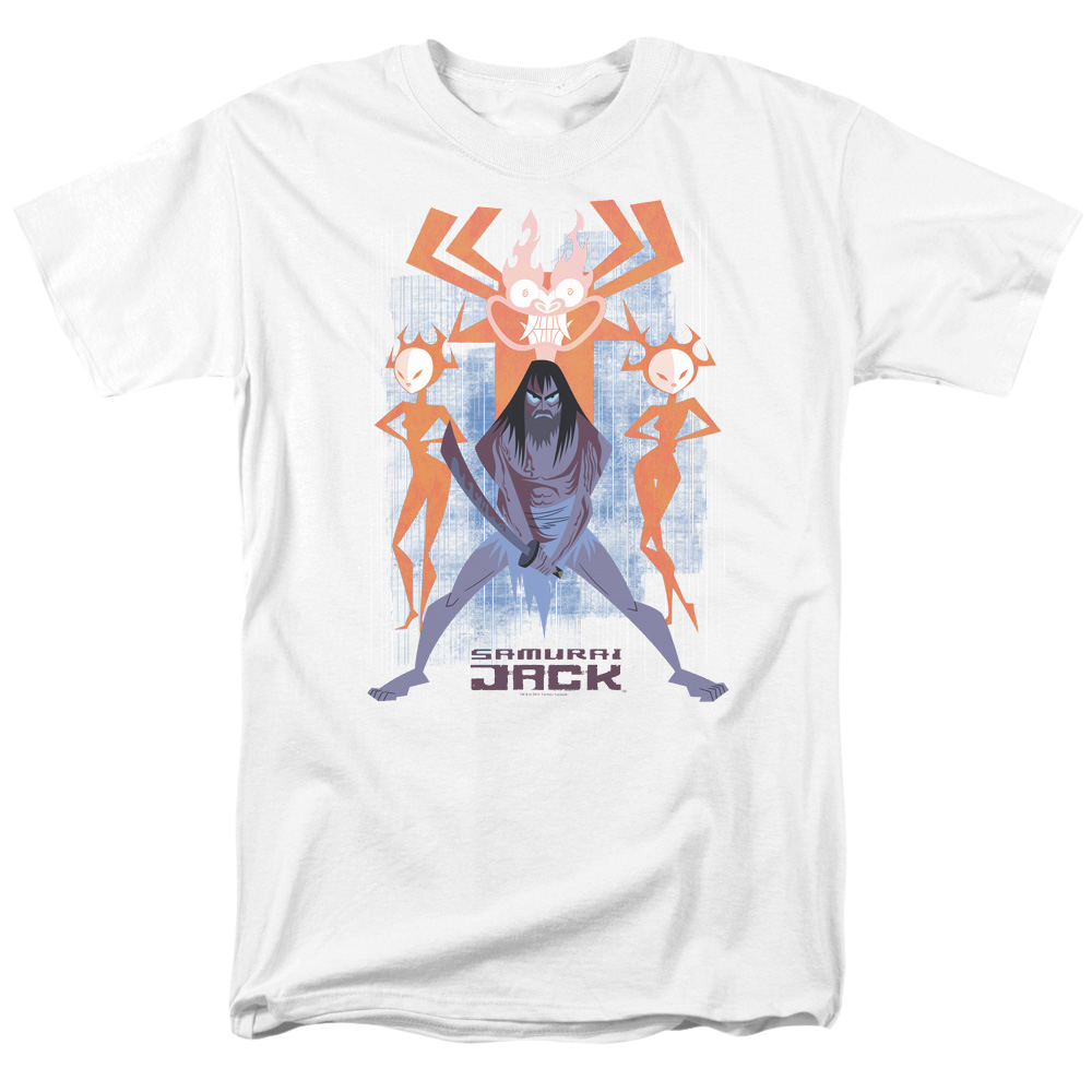 Samurai Jack Jack Vs Evil - Men's Regular Fit T-Shirt Men's Regular Fit T-Shirt Samurai Jack