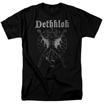 Black men's regular fit t-shirt with Metalocalypse Sigil graphic