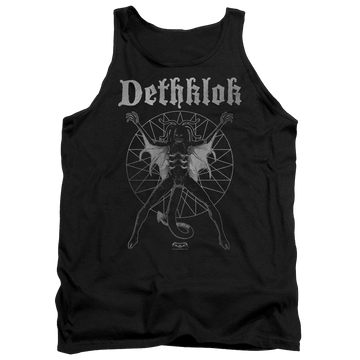 Black men's tank with Metalocalypse Sigil graphic