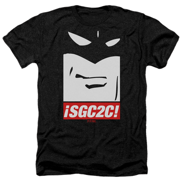Charcoal men's heather t-shirt with Space Ghost Sgc2C graphic