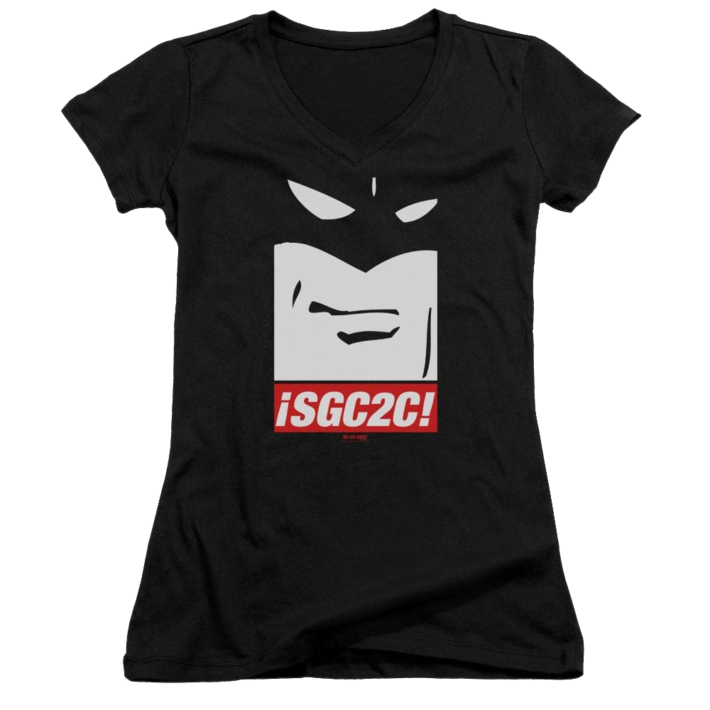 Space Ghost Sgc2C - Juniors V-Neck T-Shirt Juniors V-Neck T-Shirt Space Ghost