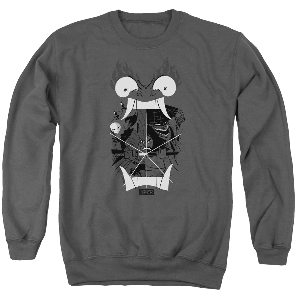 Samurai Jack Divisive - Men's Crewneck Sweatshirt Men's Crewneck Sweatshirt Samurai Jack