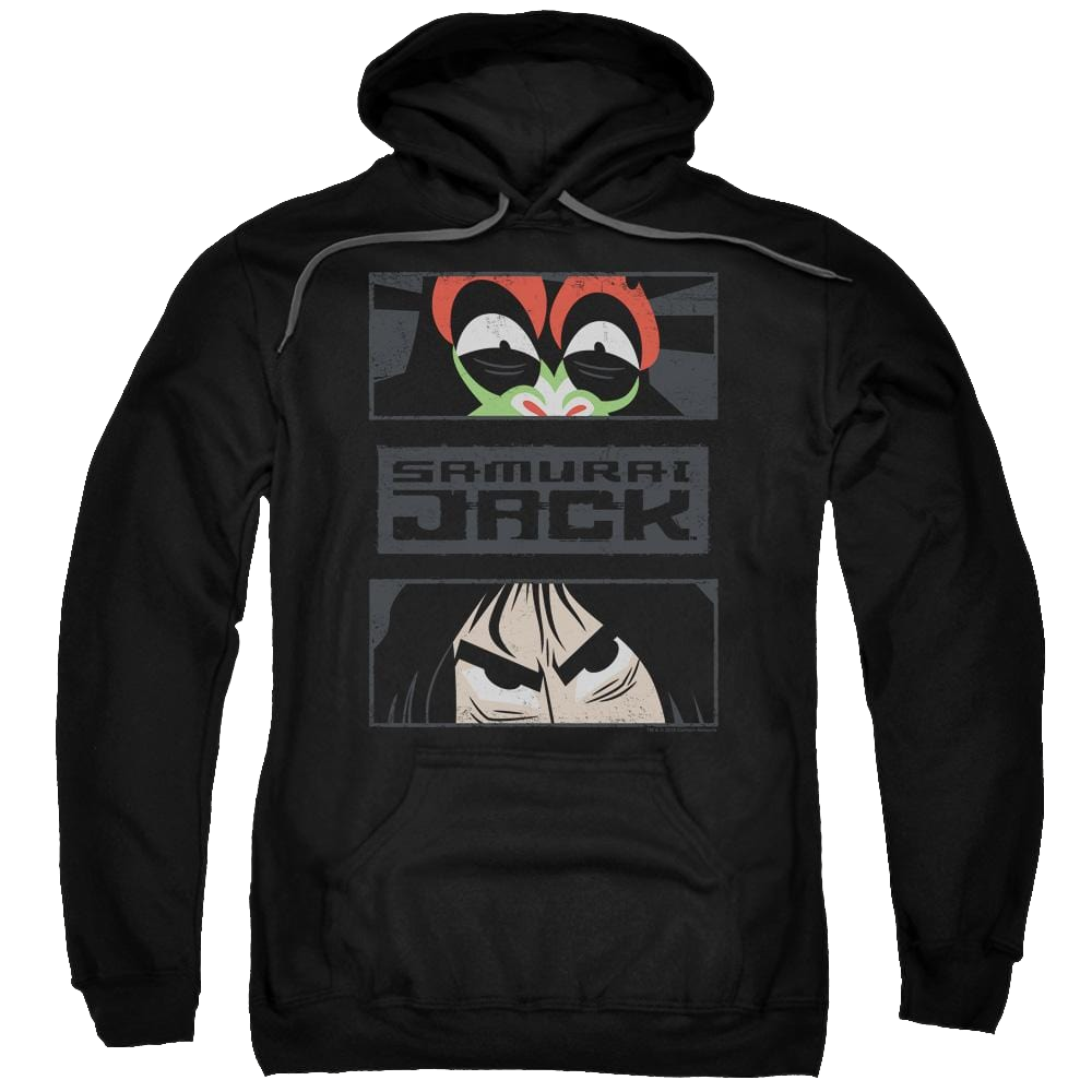 Samurai Jack Stare Down - Pullover Hoodie Pullover Hoodie Samurai Jack