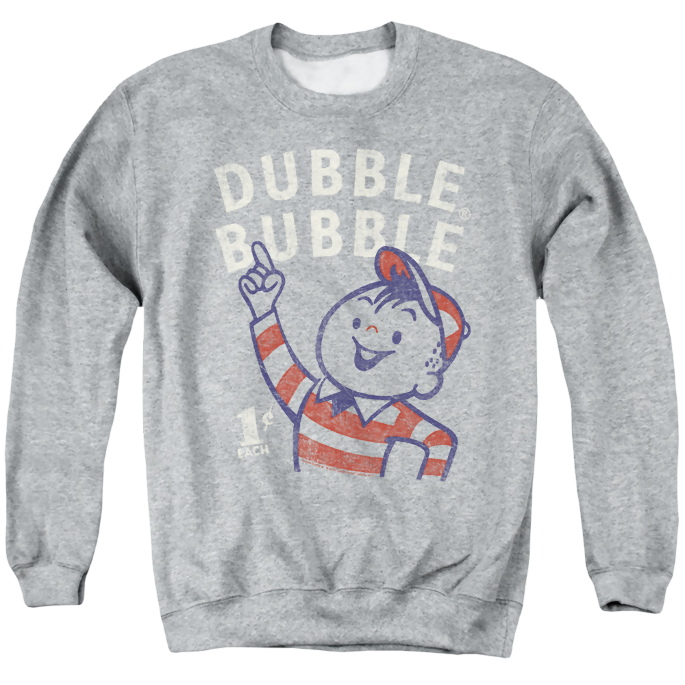 Dubble Bubble Pointing - Men's Crewneck Sweatshirt Men's Crewneck Sweatshirt Dubble Bubble