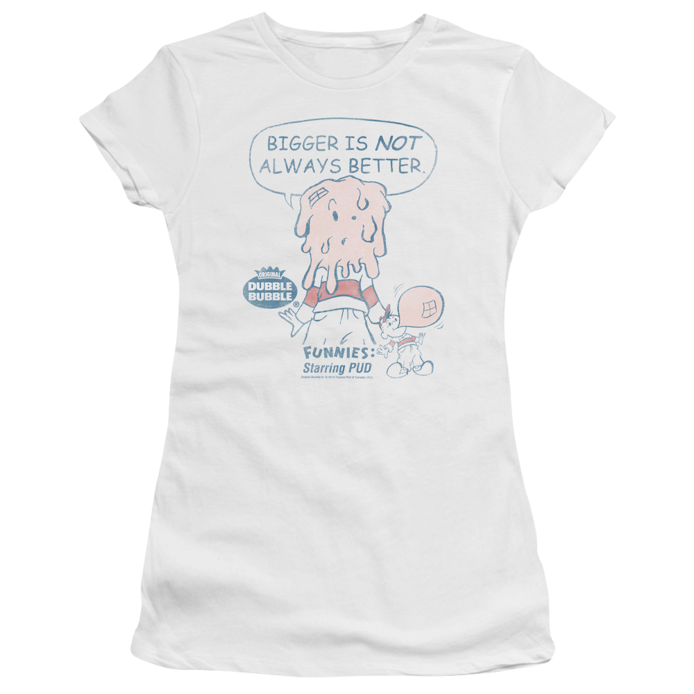 Dubble Bubble Bigger - Juniors T-Shirt Juniors T-Shirt Dubble Bubble