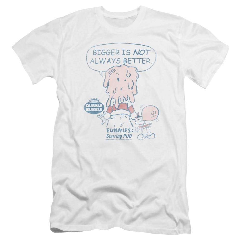 Dubble Bubble Bigger - Men's Premium Slim Fit T-Shirt Men's Premium Slim Fit T-Shirt Dubble Bubble