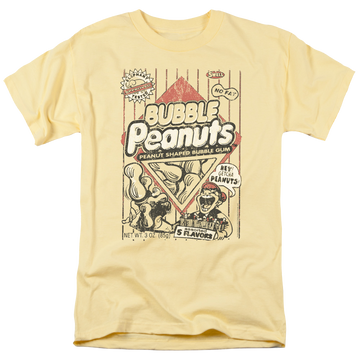 Banana men's regular fit t-shirt with Dubble Bubble Bubble Peanuts graphic