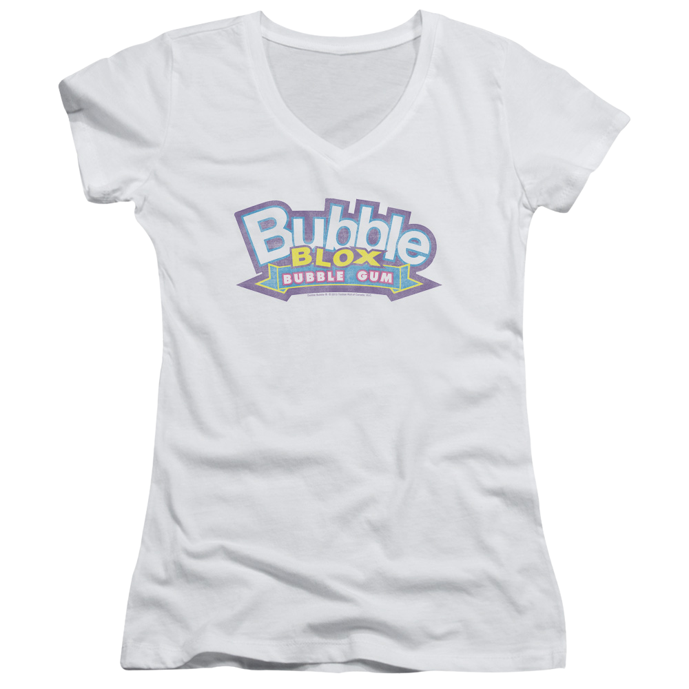 Dubble Bubble Bubble Blox - Juniors V-Neck T-Shirt Juniors V-Neck T-Shirt Dubble Bubble