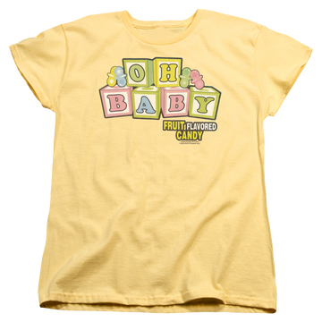 Banana women's t-shirt with Dubble Bubble Oh Baby graphic