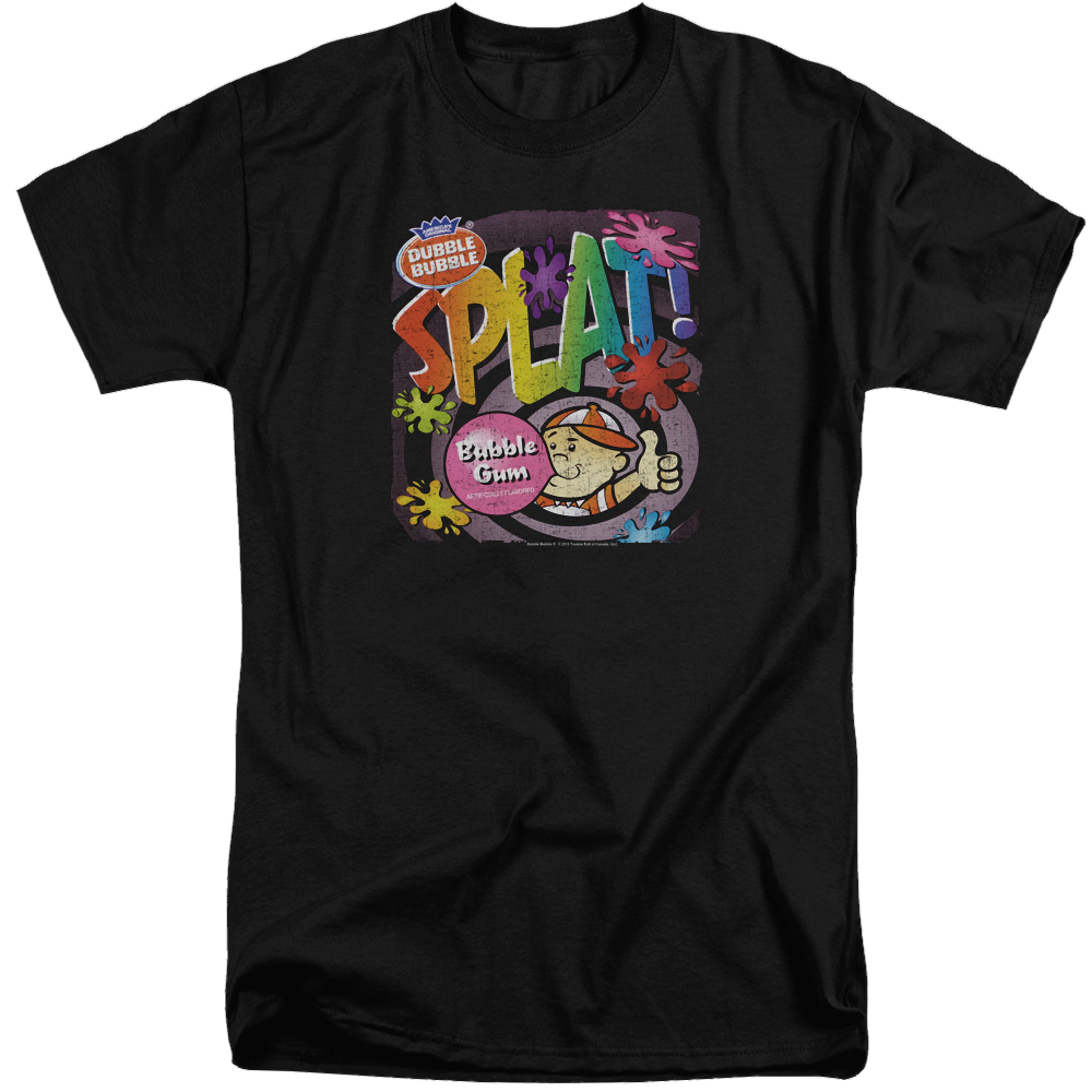 Dubble Bubble Splat Gum - Men's Tall Fit T-Shirt Men's Tall Fit T-Shirt Dubble Bubble