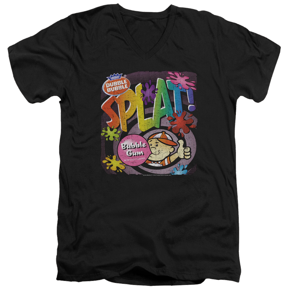 Dubble Bubble Splat Gum - Men's V-Neck T-Shirt Men's V-Neck T-Shirt Dubble Bubble