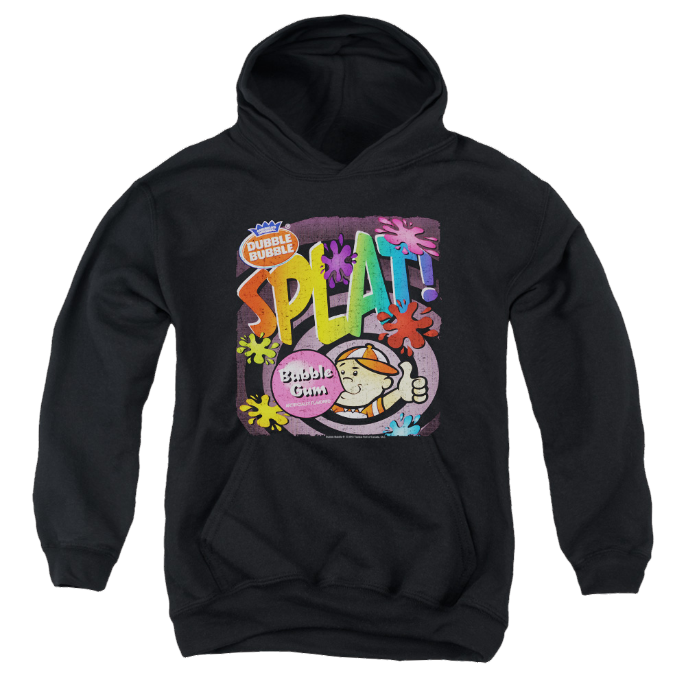 Dubble Bubble Splat Gum - Youth Hoodie (Ages 8-12) Youth Hoodie (Ages 8-12) Dubble Bubble