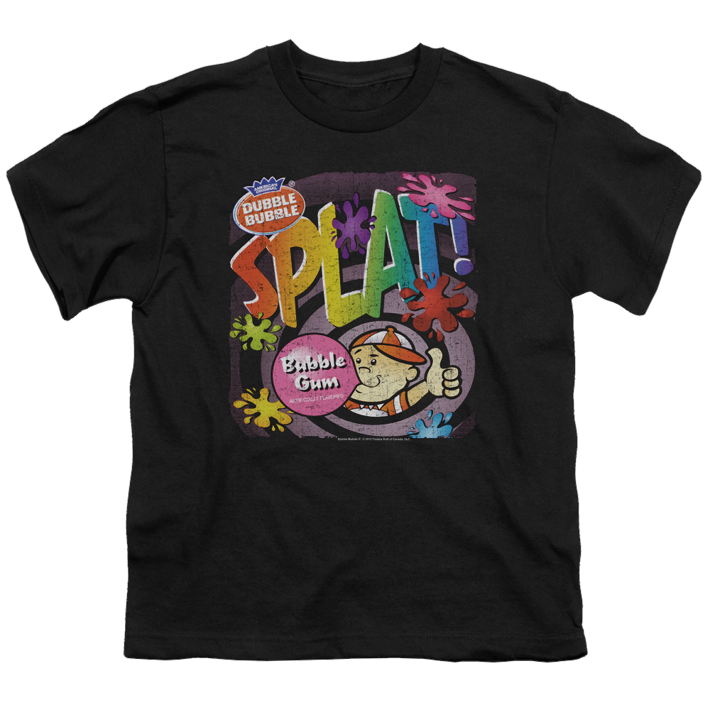 Dubble Bubble Splat Gum - Youth T-Shirt (Ages 8-12) Youth T-Shirt (Ages 8-12) Dubble Bubble