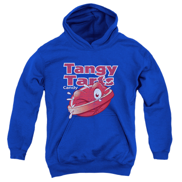 Royal youth hoodie for ages 8 to 12 with Dubble Bubble Tangy Tarts graphic